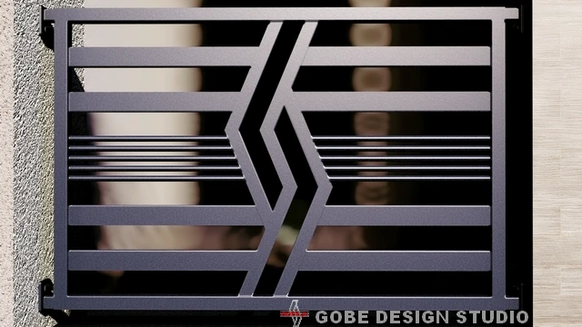 nowoczesne balustrady  model Gobe 369 57